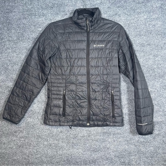 Columbia Other - Columbia Men’s XS Black Omni Heat TurboDown 590TD Lightweight Puffer Zip Jacket